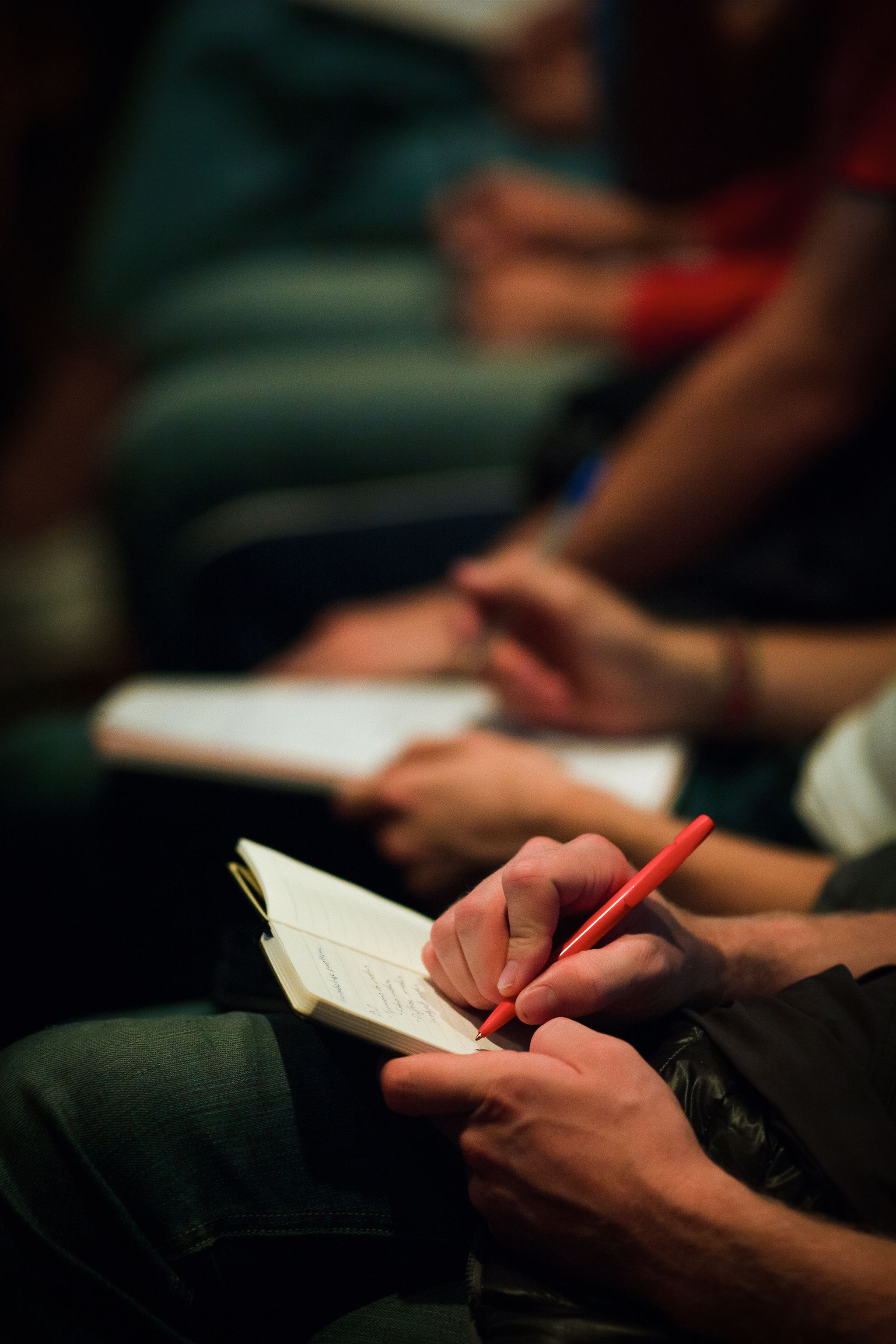 Person completing training assessment
